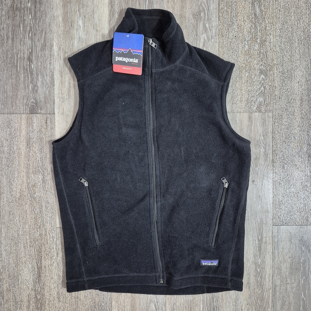 Men's Patagonia Black Synchilla Fleece Vest M